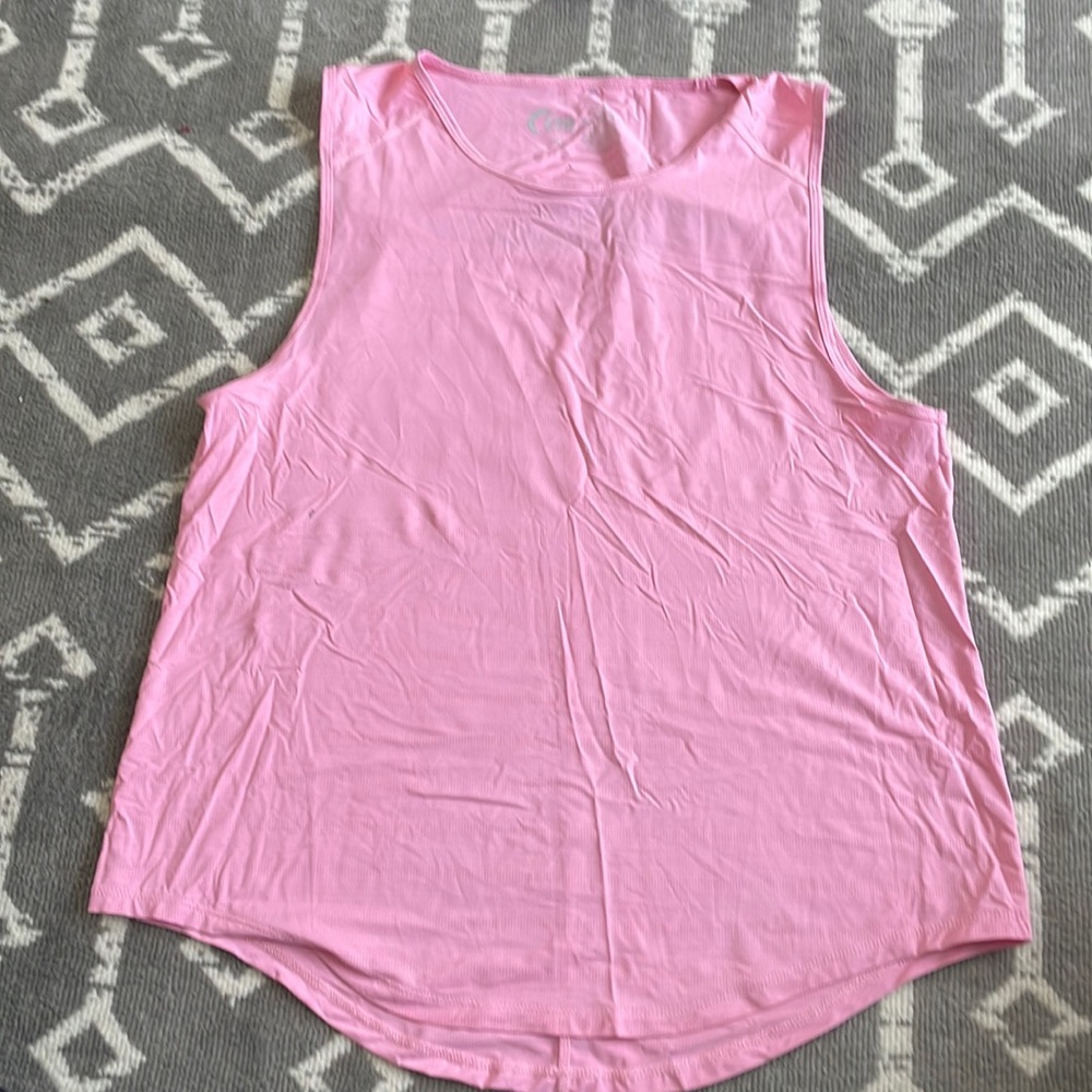 Zyia Pink Horizon Muscle Tank